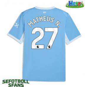 Manchester City Matheus Nunes #27 Hemmatröja 2026-27 Kortärmad